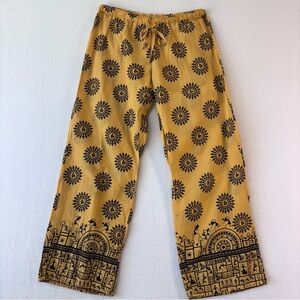 Sudara Punjammies Pajama Bottoms 100% Cotton Size Small